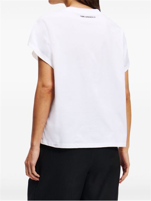 T-shirt donna maniche corte Karl Lagerfeld | A2W17115KK100